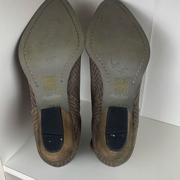 Leather Embossed Ankle Boots 11 - Picture 5 of 10